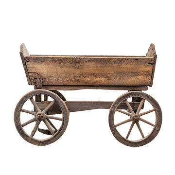  Cart isolated on white and transparent background.