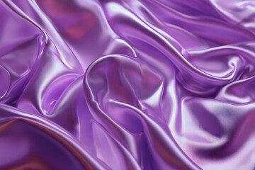 Obraz premium Abstract Purple Silk Fabric with Smooth Elegant Texture in Studio