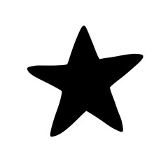 Simple and minimalist vector star icon. Ideal for various designs such as ratings, rankings, decorations or graphic elements.
