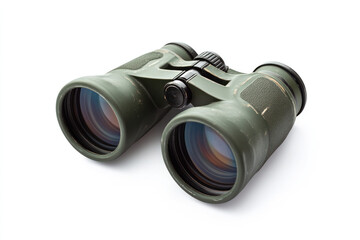 binocular on white background