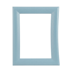 Simple light blue frame on black, perfect for photos, posters, & other art presentations