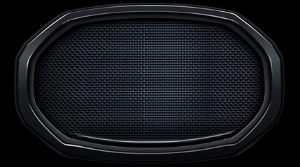 Metallic framed carbon fiber grid with polygonal edges for creative use