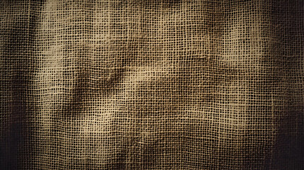 Rustic Burlap Texture Background Dark Brown Tones