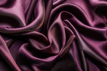 Obraz premium Deep Purple Draped Fabric With Metallic Gold Glitter