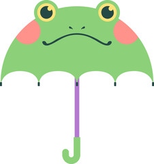 Frog shaped umbrella