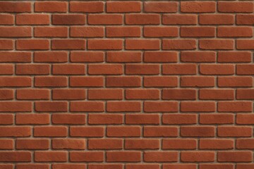 Fototapeta premium High-Resolution Seamless Red Brick Wall Texture with Classic Stretcher Bond Pattern Realistic and Detailed