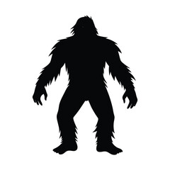 Bigfoot  vector Silhouette 