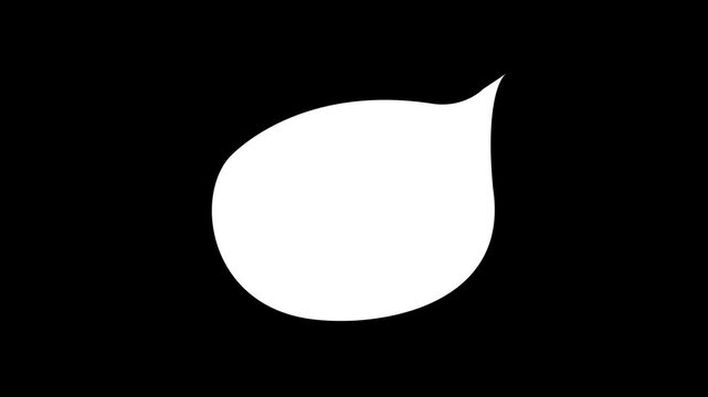 animated sleeping baloon snore cartoon visual effect. suitable for overlay video. 4K footage