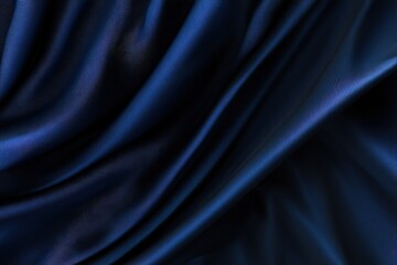 Deep Blue Draped Fabric Texture