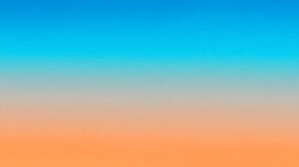 Fototapeta premium Vibrant blue and orange gradient sky blending smoothly, evoking a sense of serene harmony and boundless energy