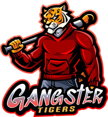 Gangster tiger esport mascot