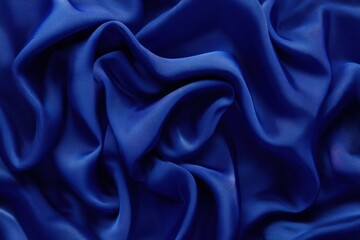 Fototapeta premium Close Up Deep Blue Textured Fabric