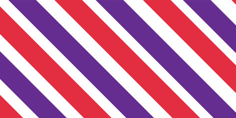 Thick line concept pattern. for book cover with diagonal line concept. Red, white, and blue diagonal line vector with seamless texture