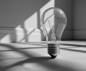 Light Bulb created with Generative AI Technology, ai, generative