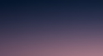 Smooth Gradient Background Dark Blue to Soft Pink Dusk Color Transition