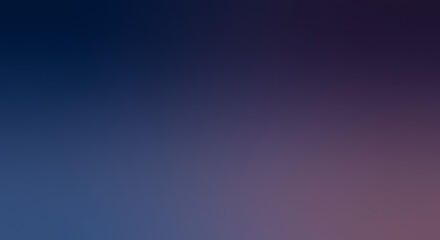 Fototapeta premium Smooth Gradient Background Deep Blue to Soft Purple Abstract Dusk Sky Texture