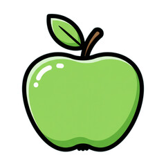 green apple vector