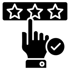 Rating glyph icon