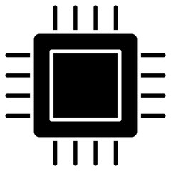 Electronics glyph icon