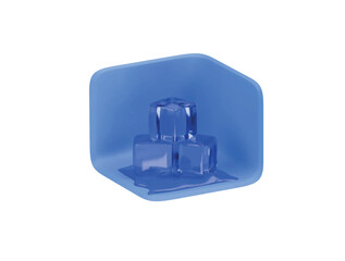 ice icon 3d illustration render