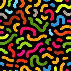 Obraz premium Colorful Abstract Pattern Background. Vibrant and playful design.