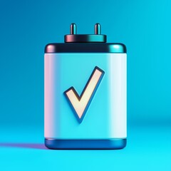 The design features a soft pastel electric blue backdrop.