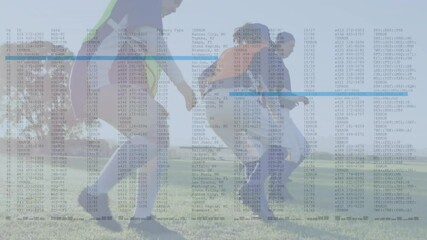 On coach's cue, female baseball players skipping, bending to retrieve markers on grass warming up - Powered by Adobe