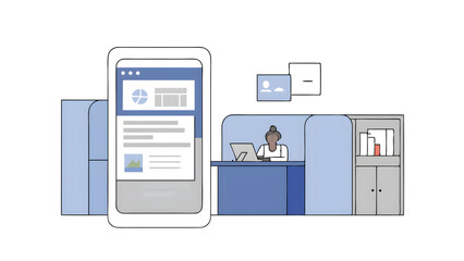 tablet office and business woman in boardroom for online statistics planning and investment graphs corporate professional and person on digital tech for finance report website and research 68467131 1