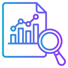 Data Analytics gradient color icon