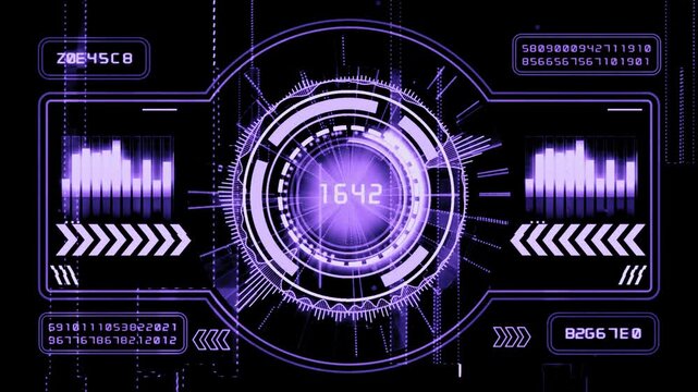 abstract technology background with binary code