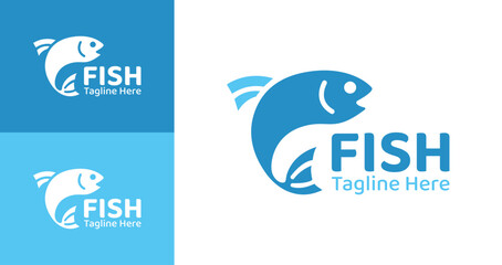 Fish Logo Design Seafood Fish Logo for Restaurant Branding