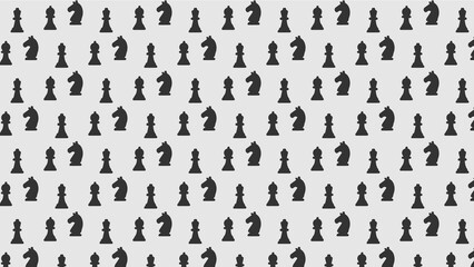 Vector seamless chess pattern 