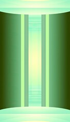 Abstract architectural corridor
