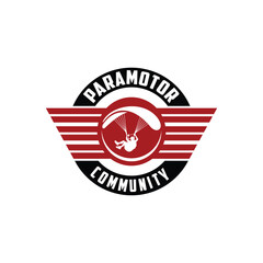 Paramotor Community Wing Logo
