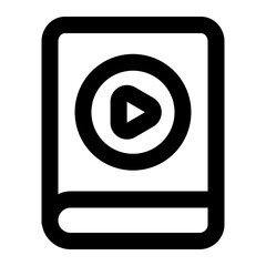 audio book icon for illustration