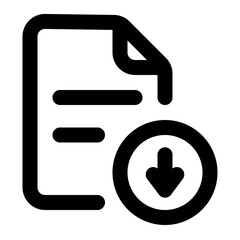 file download icon for illustration