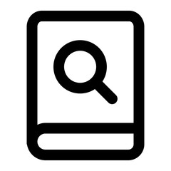 search book icon for illustration