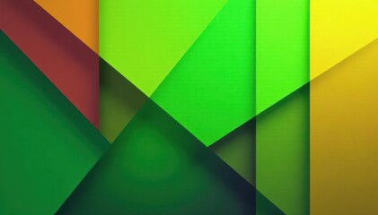Overlapping green rectangles, modern abstract design , squares, texture, vibrant
