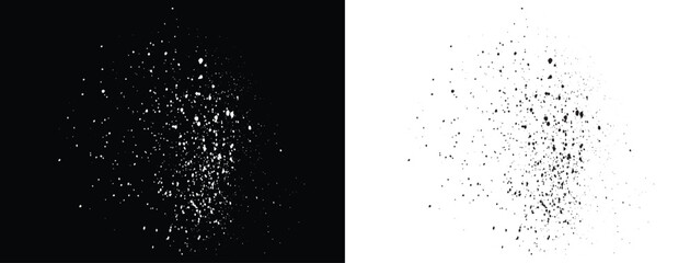 Realistic abstract paint ink vector black and white crime blood background illustration