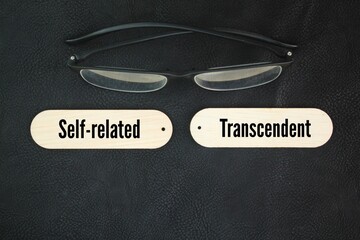 What are the two types of purposes? self-related and transcendent. their primary objective seems to...