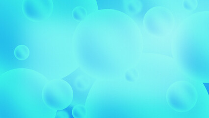 Abstract 3D Bubble Background – Soft Colors Gradient with Floating Spheres
