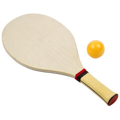 Paddle Ball Isolated on Transparent Background