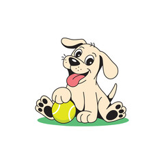Animal Dog illustration vector design