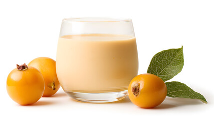 Golden Loquat Smoothie Blended with Exotic Fruits for a Refreshing Beverage Experience