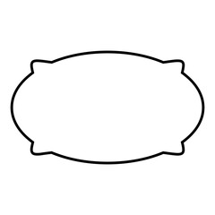 Fototapeta premium Scalloped Vector Badge Frames wavy and Decorative Label Shapes for Logos, Stickers, and Packaging