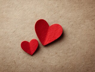 Fototapeta premium red heart on a wooden background