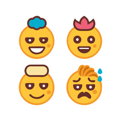 Diverse Emoji Expression Set