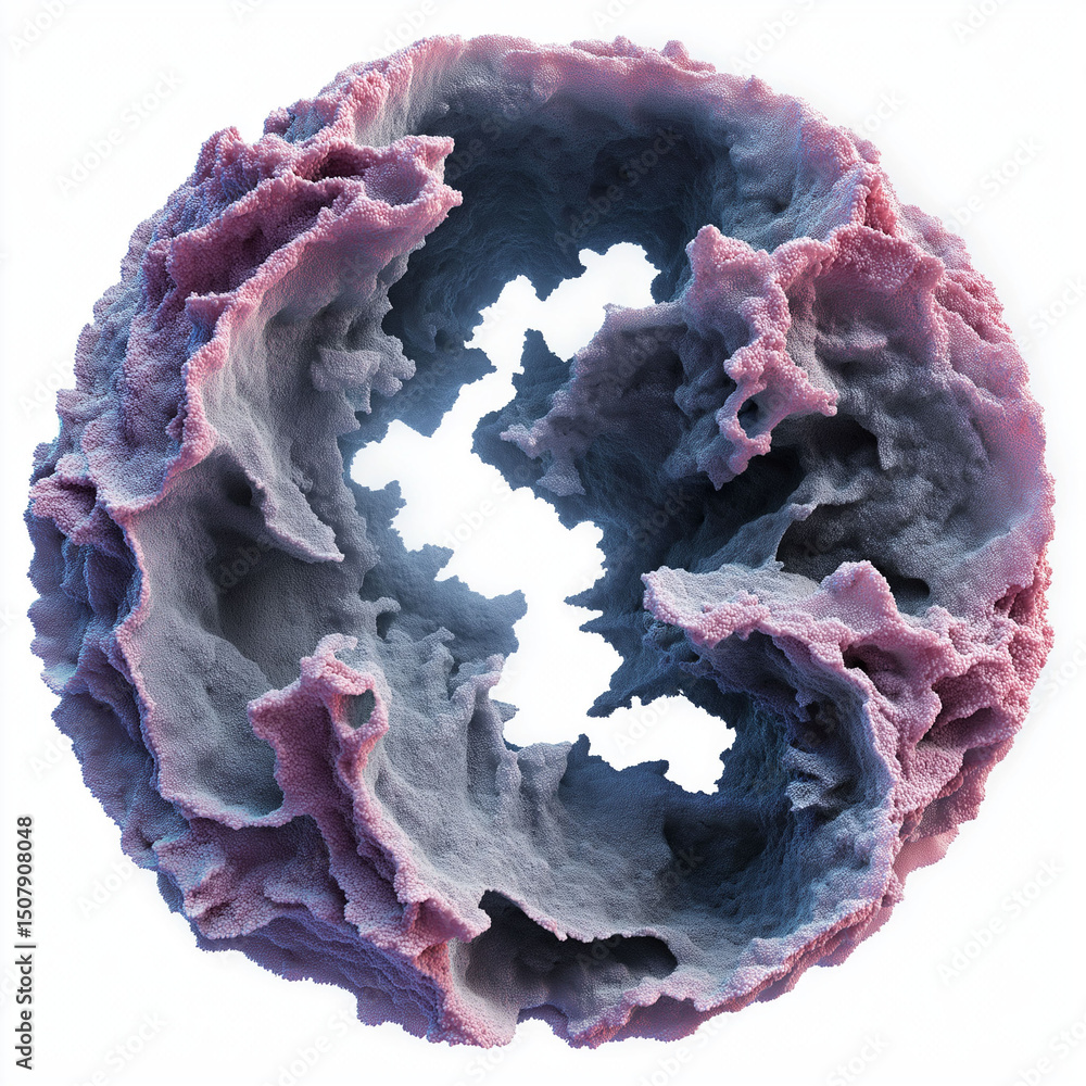 Poster cell overwhelming virus disorder. biology overload. microscopic expansion chaos. cellular boundaries