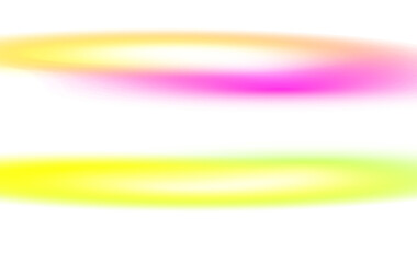 Futuristic neon lines glowing on transparent background