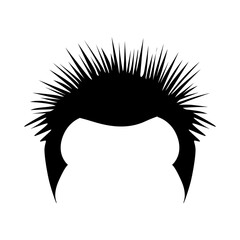 vector illustration of a head of a man